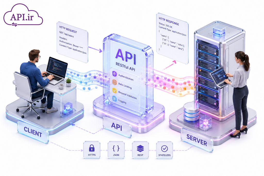 RESTful API به زبان ساده راهنمای کامل برای مبتدیان و حرفه‌ای‌ها