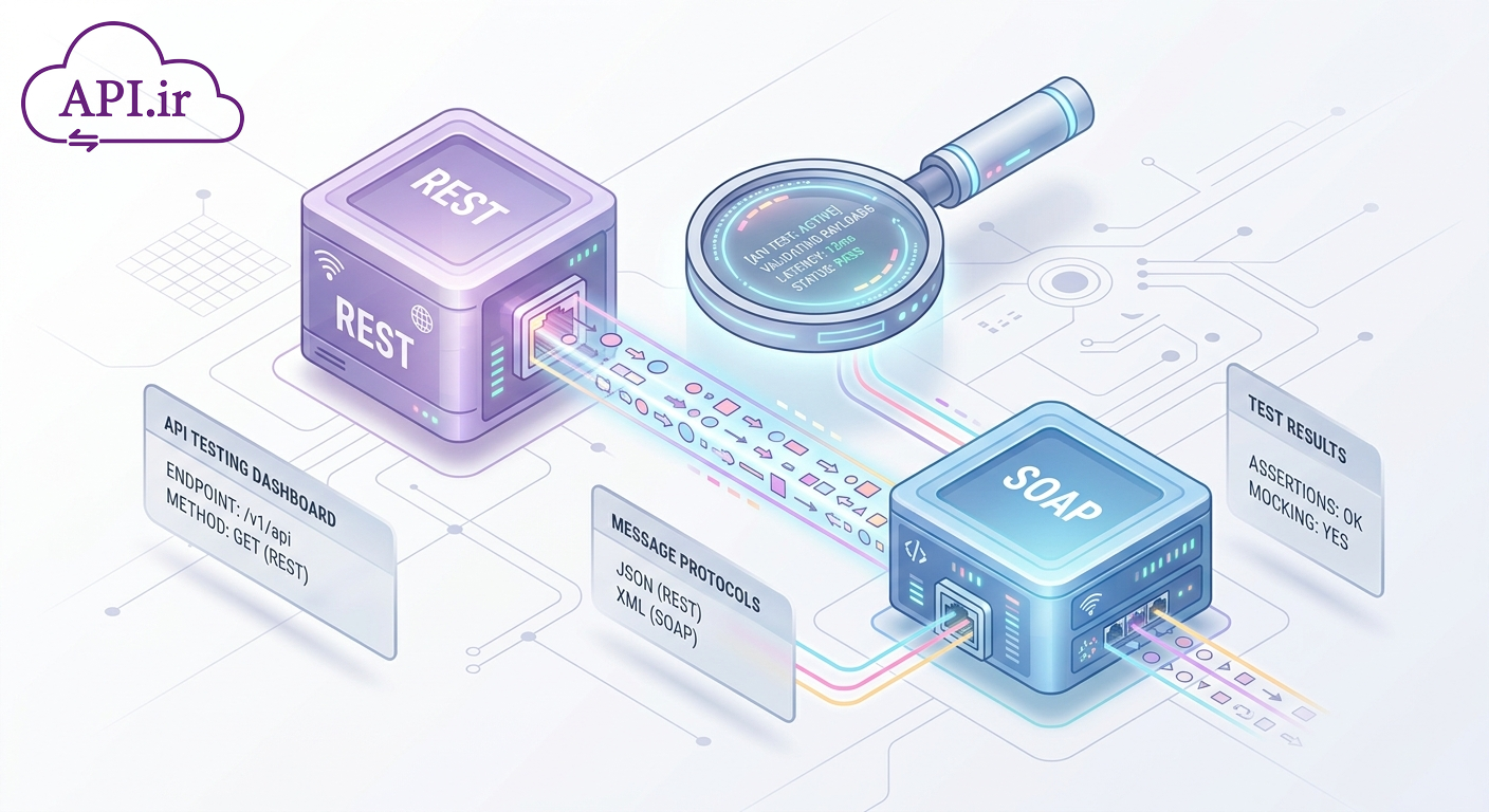 تست API چیست؟ راهنمای جامع بررسی REST و SOAP + نکات کلیدی