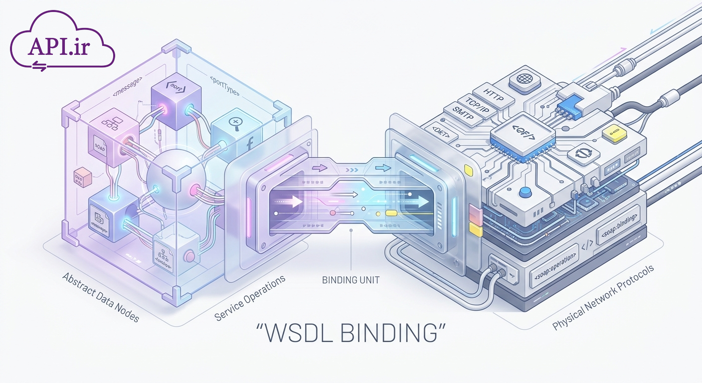 مفهوم Binding در WSDL چیست؟ راهنمای کامل تنظیم پروتکل وب‌سرویس