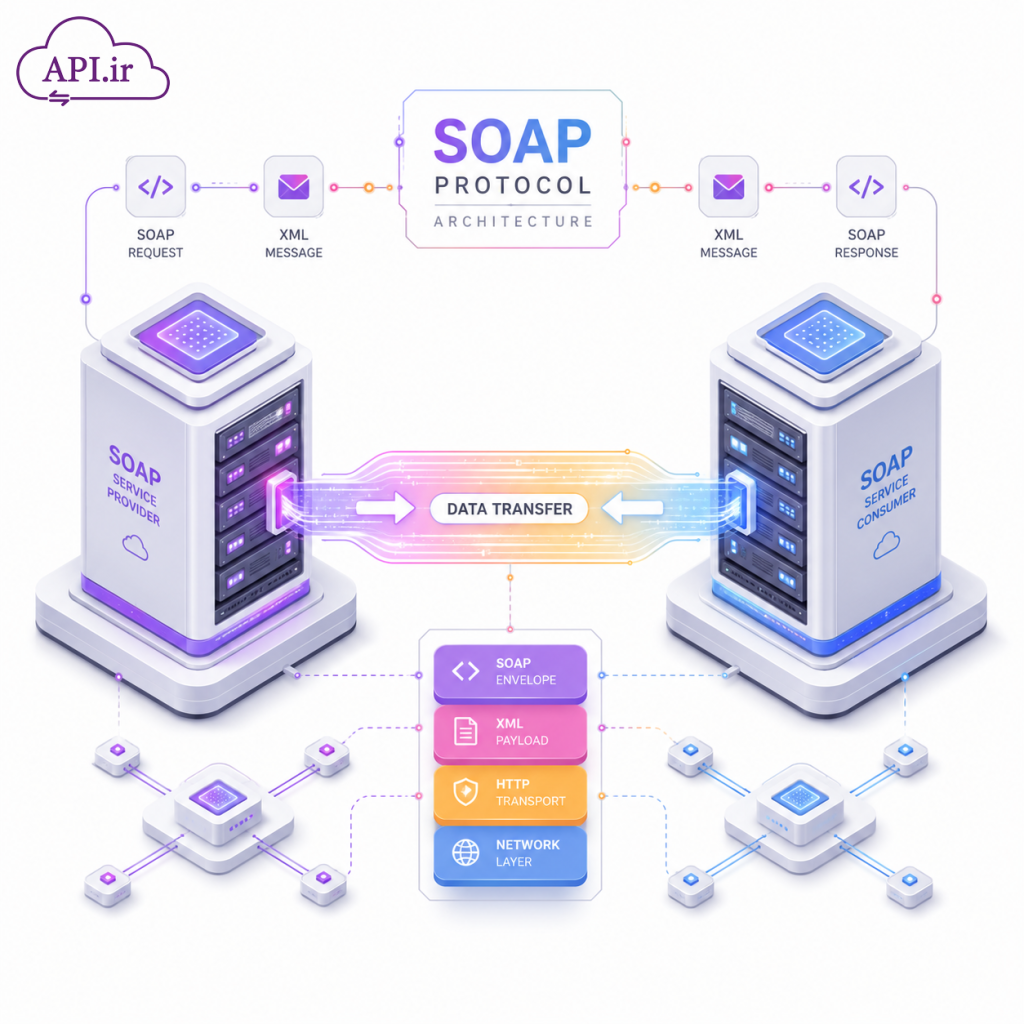 پروتکل SOAP چیست؟ راهنمای جامع کاربردها و مزایای وب سرویس SOAP