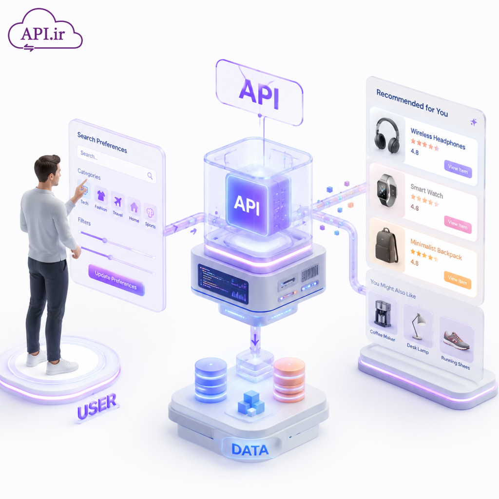 API recommender.ir جهش فروش با هوش مصنوعی و شخصی‌سازی هوشمند