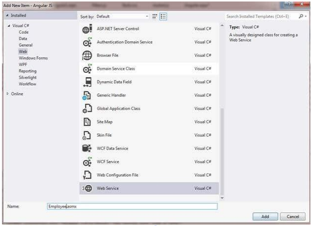 ما نحوه ی ایجاد وب سرویس ASP.NET و نحوه ی استفاده از این وب سرویس در AngularJS را یاد خواهیم گرفت ما در این مقاله سعی داریم که شما را با  استفاده از وب سرویس ASP.NET در AngularJS آشنا نمائیم با ما همراه باشید.