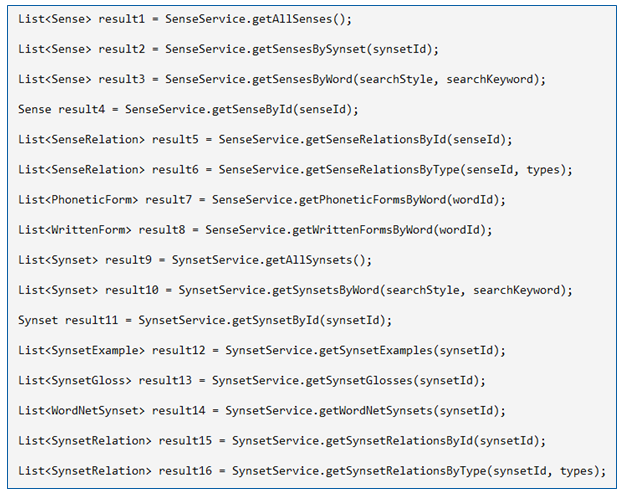 API تحت JAVA فارس‌نت