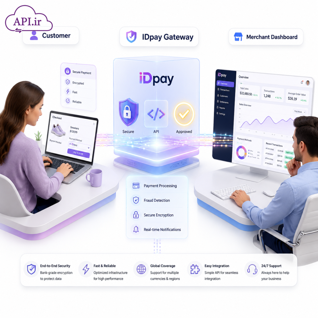 آموزش اتصال به درگاه پرداخت با وب سرویس IDpay (راهنمای بخش اول)