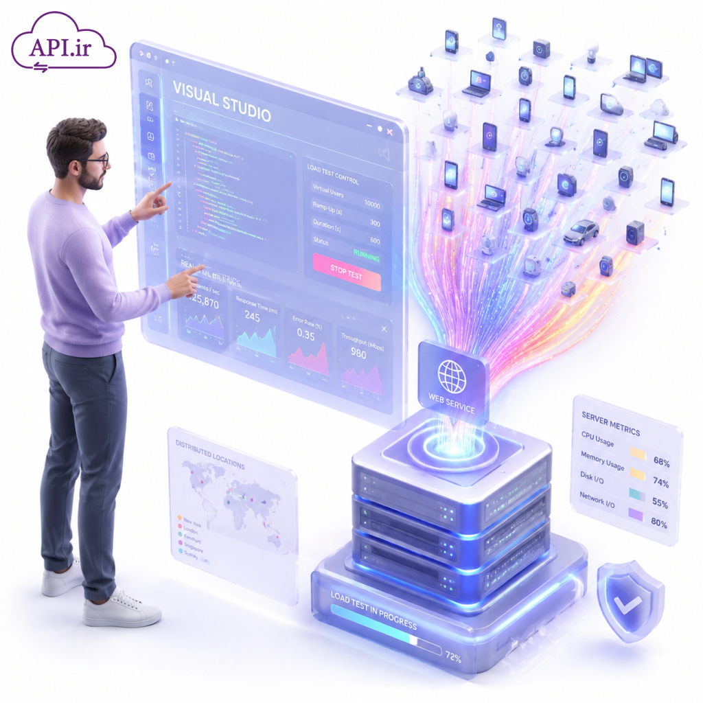 آموزش جامع Load Test Web Service در Visual Studio
