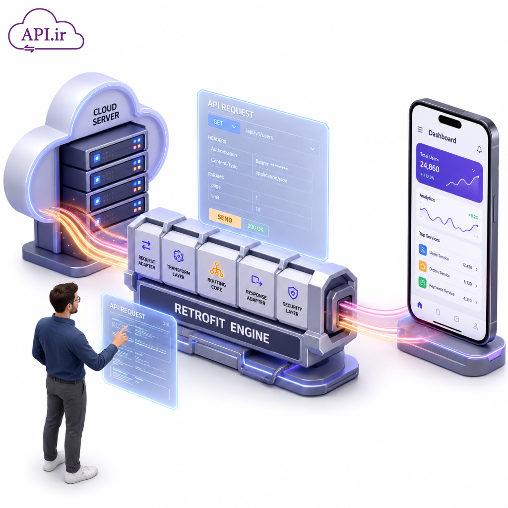 آموزش کامل Retrofit بهترین کتابخانه برای فراخوانی API در اندروید