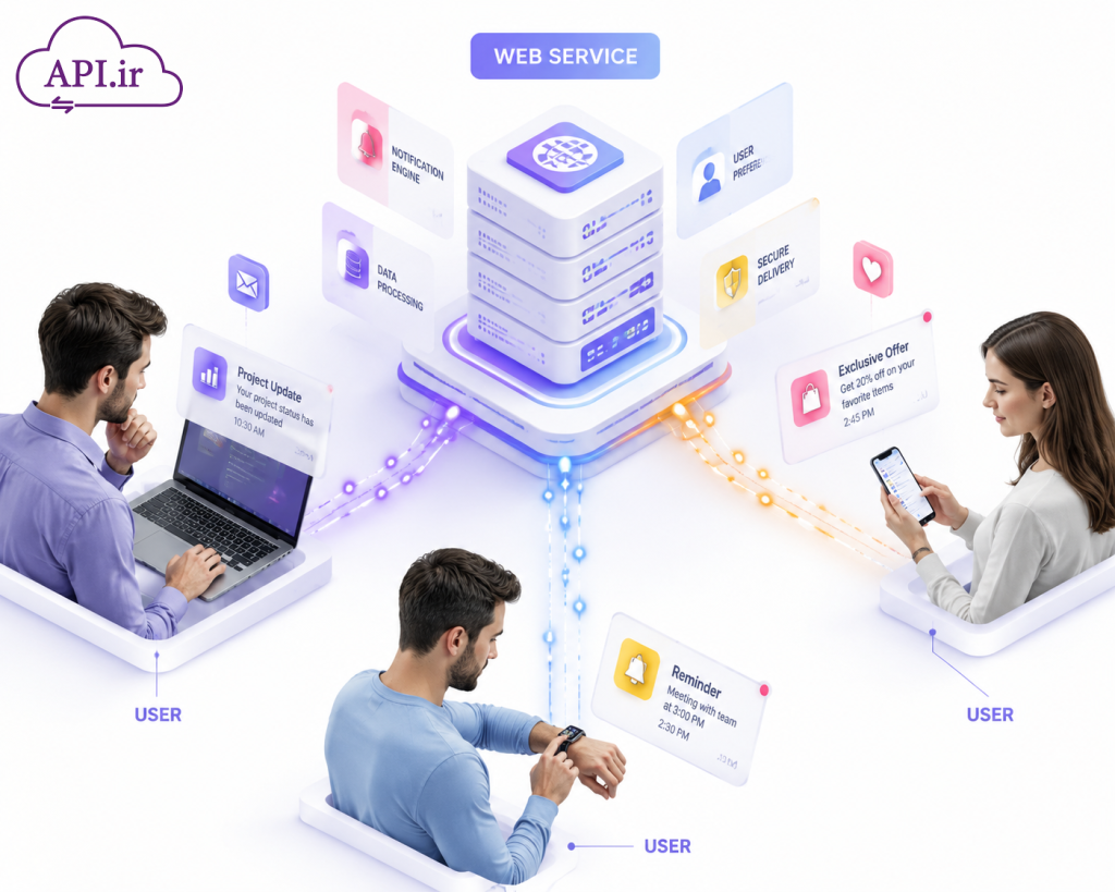 ارسال نوتیفیکیشن شخصی چگونه با API کاربران را هدفمند درگیر کنیم؟