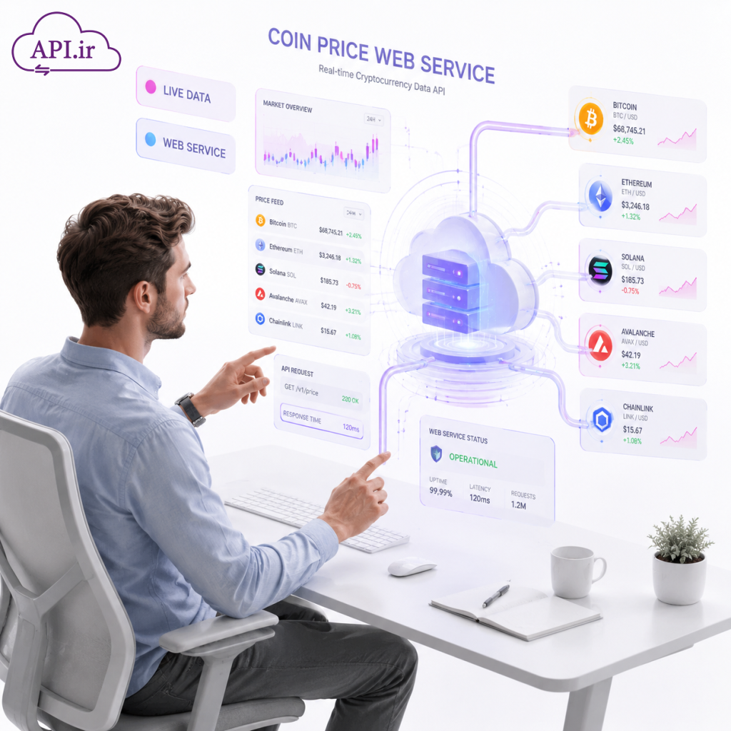 بهترین وب سرویس قیمت سکه