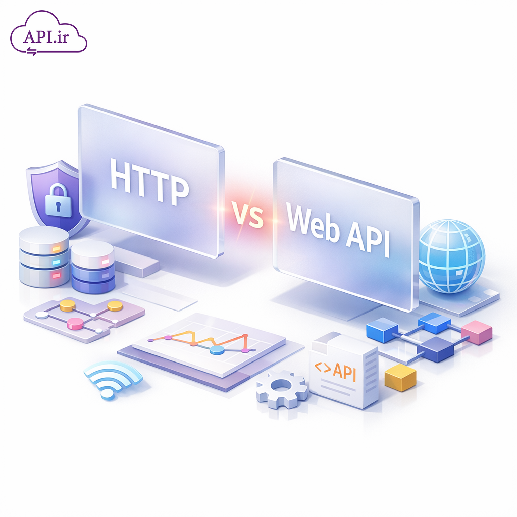 تفاوت HTTP و Web API چیست؟ راهنمای کامل برای مبتدی تا پیشرفته