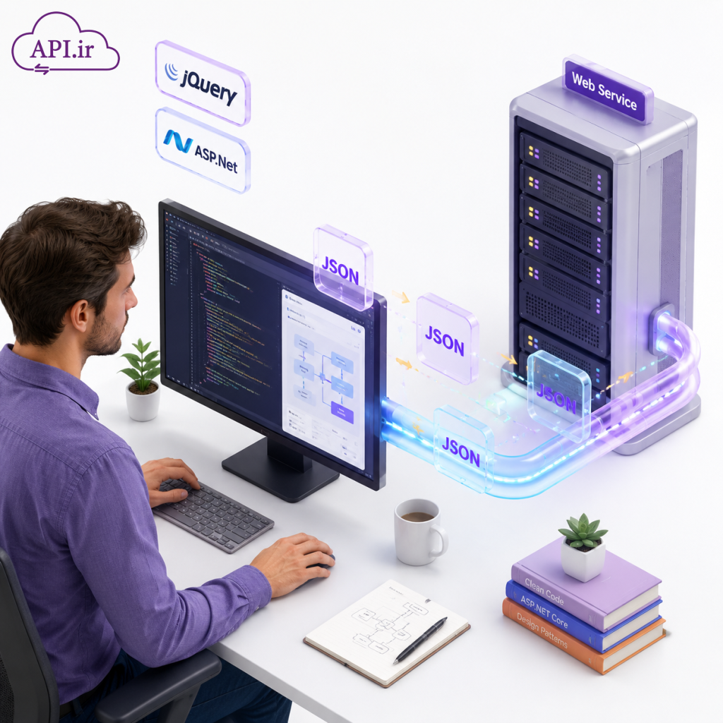 راهنمای بازگرداندن JSON با وب سرویس در ASP.NET و jQuery
