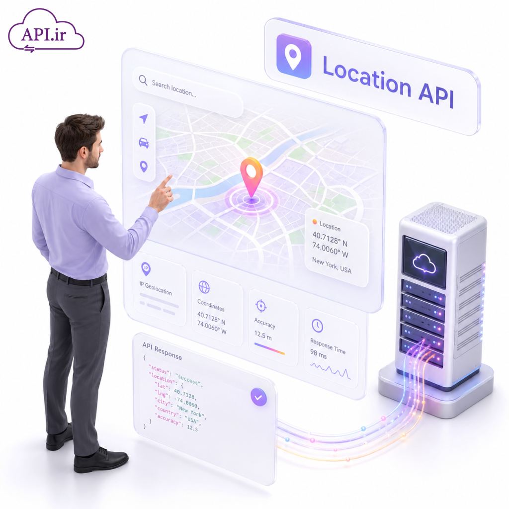 راهنمای جامع API الوپیک آموزش متد دریافت آدرس