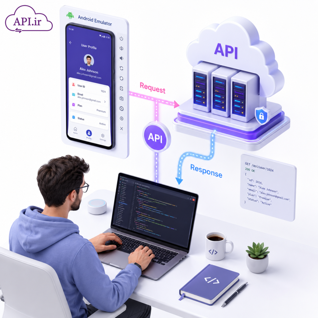 راهنمای جامع اتصال شبیه‌ساز اندروید به وب‌سرویس ASP.NET (IIS Express)