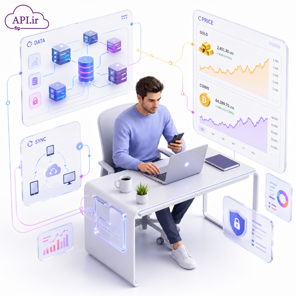 راهنمای جامع استفاده از API قیمت سکه و طلا برای وب‌سایت‌ها و اپلیکیشن‌ها