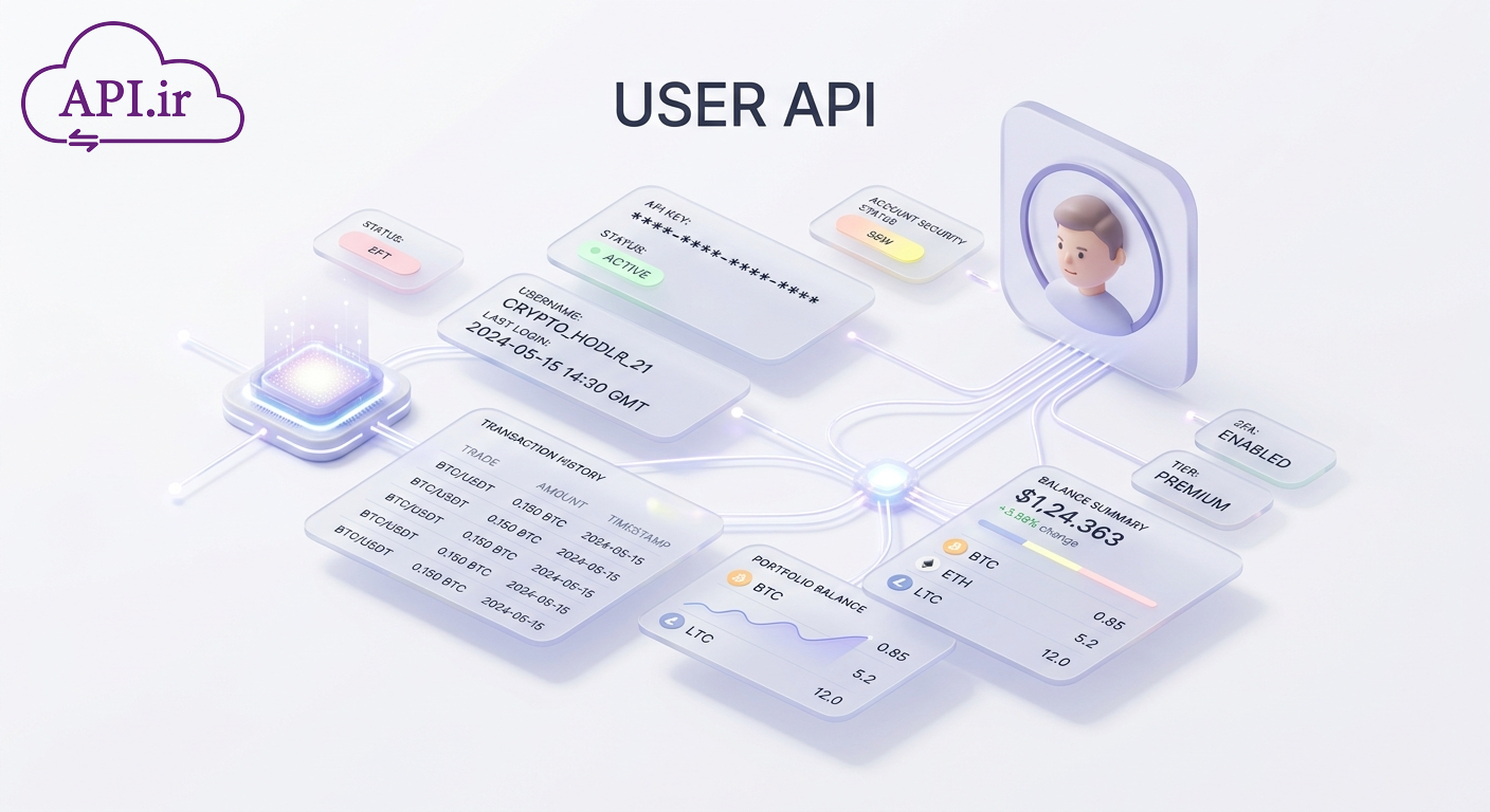 راهنمای کامل API بازار ارز دیجیتال برای مدیریت هوشمند اطلاعات کاربری