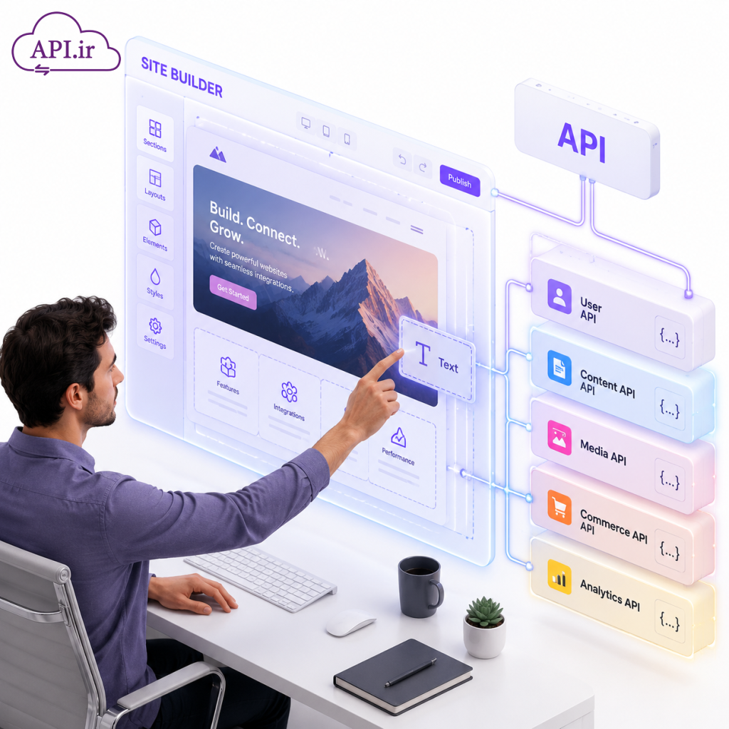 ساخت سایت با API چرا آینده وب‌سایت‌ها دیگر وردپرسی نیست؟