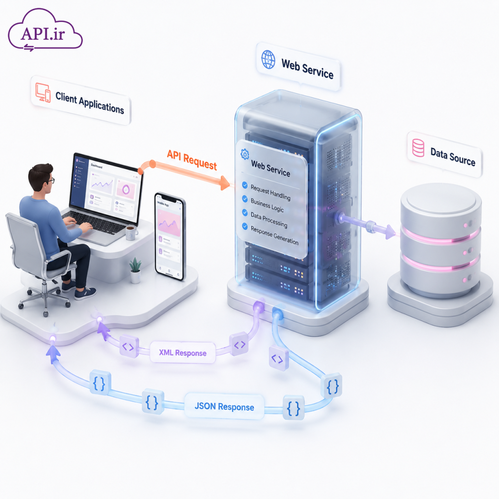 ساخت وب سرویس برای بازگرداندن داده های XML و JSON در .NET