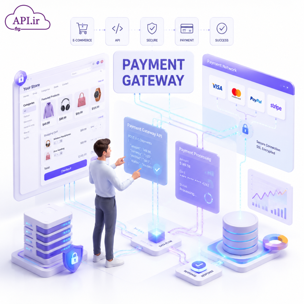 صفر تا صد راه‌اندازی وب سرویس درگاه پرداخت و دریافت API Key
