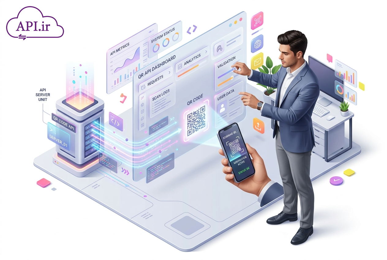 وب سرویس QR Code: ساخت کد QR فوری با API