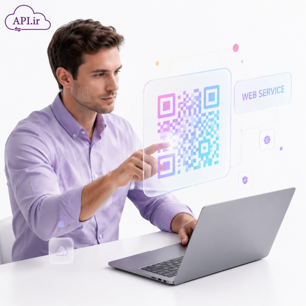 وب سرویس تولید QR Code با URL راهنمای جامع ساخت کد QR آنی