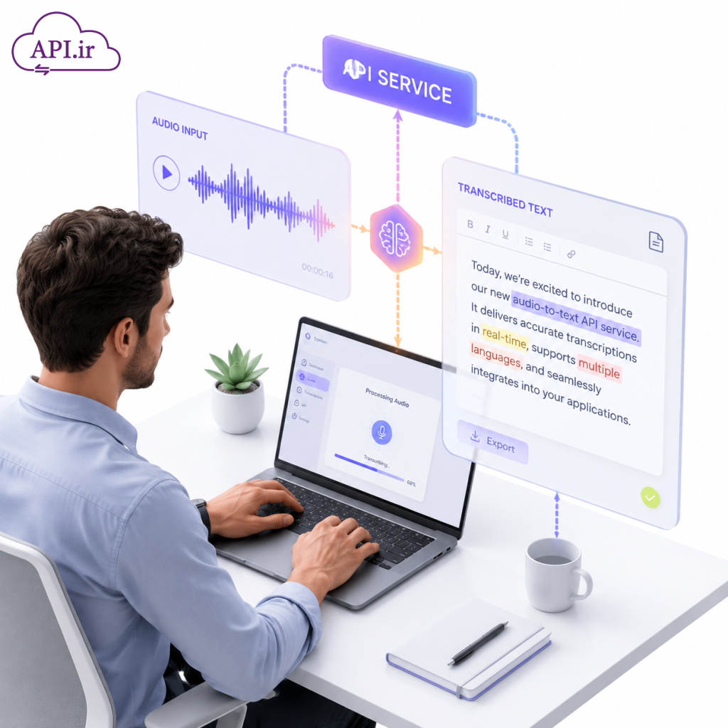 وب سرویس فایل صوتی به متن راهنمای کامل تبدیل صوت به نوشتار
