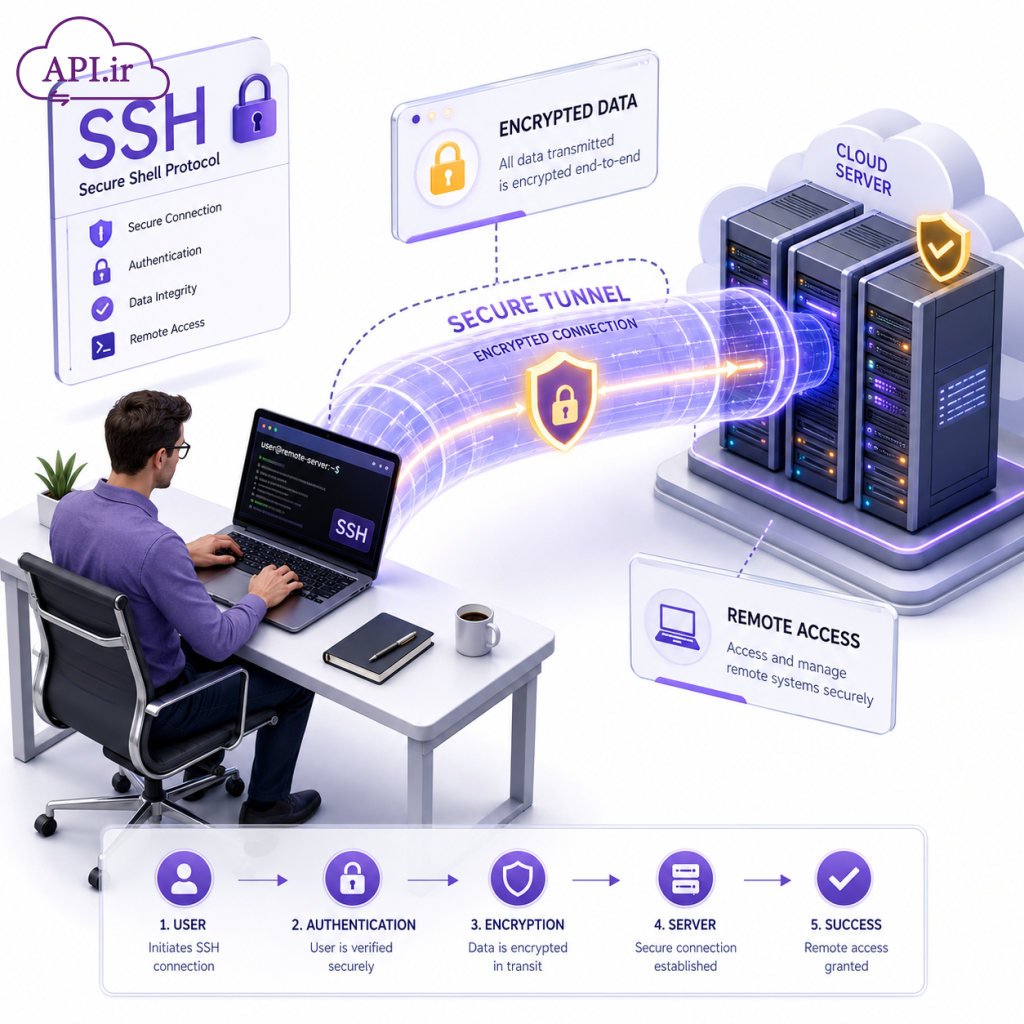 پروتکل SSH چگونه کار می‌کند؟ بررسی امنیت و کاربردهای حیاتی آن