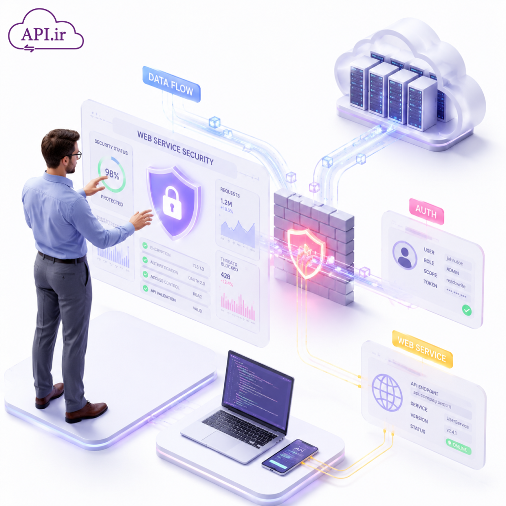 چگونه امنیت وب سرویس‌ها را تضمین کنیم؟