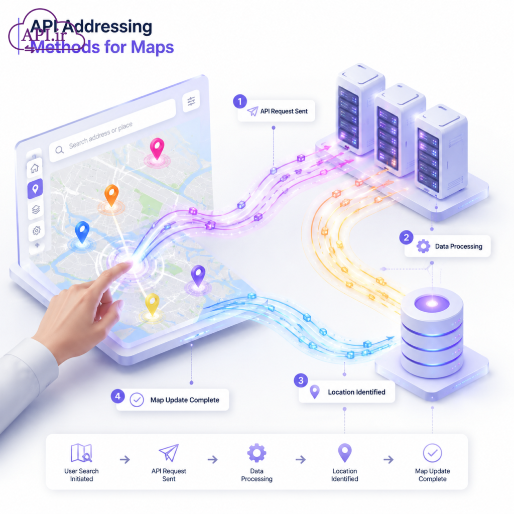 بررسی متد آدرس یابی API نقشه؛ راهنمای جامع تبدیل مختصات به آدرس