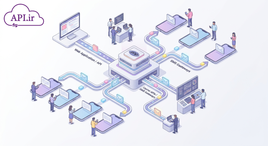 وب سرویس PHP پیام کوتاه؛ راهنمای جامع اتصال سایت به پنل پیامک 🚀
