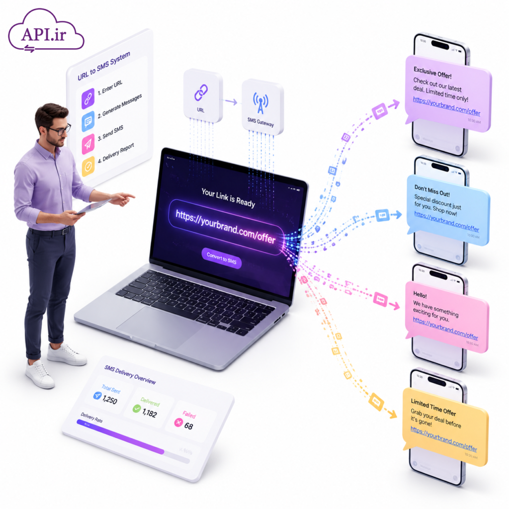 🚀 ارسال پیامک با URL راهنمای جامع و کاربردی برای توسعه‌دهندگان