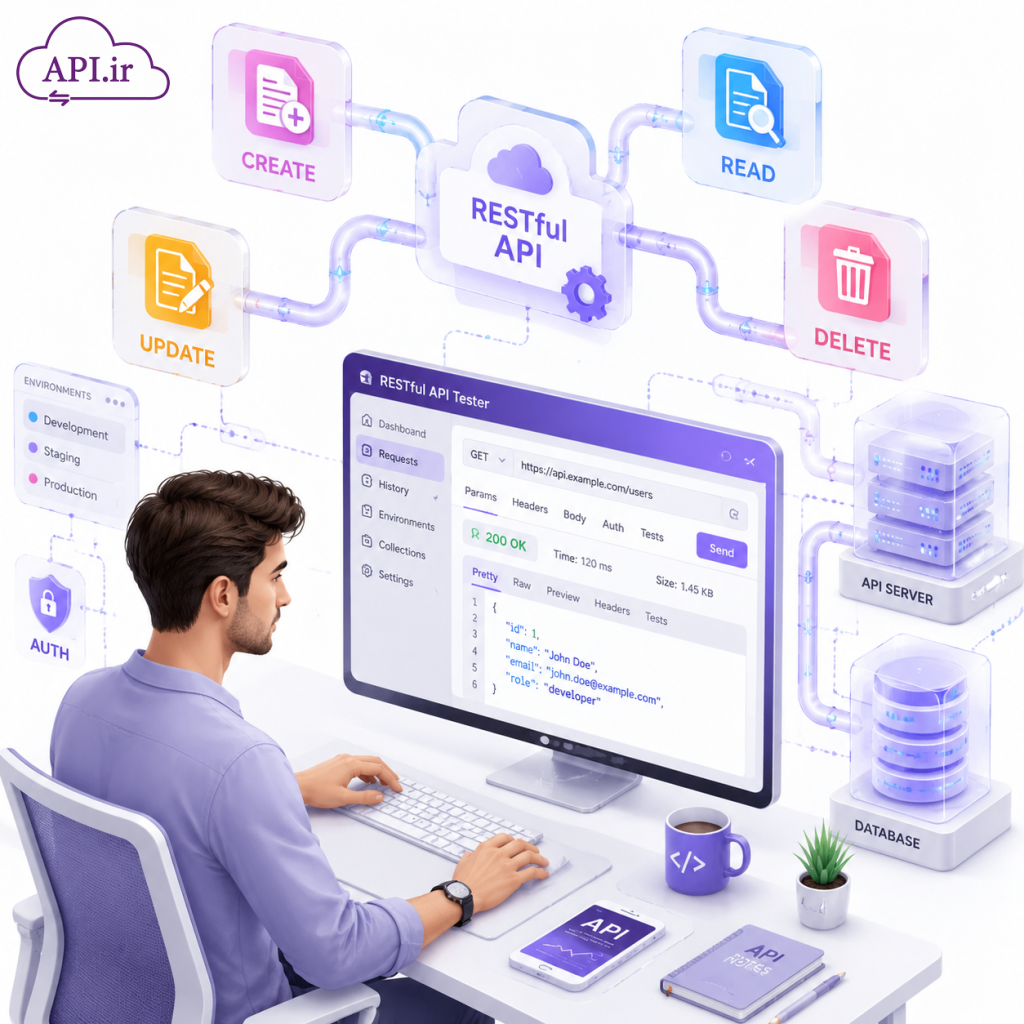 راهنمای جامع ایجاد CRUD برای پروژه تِستِر RESTful API با PHP