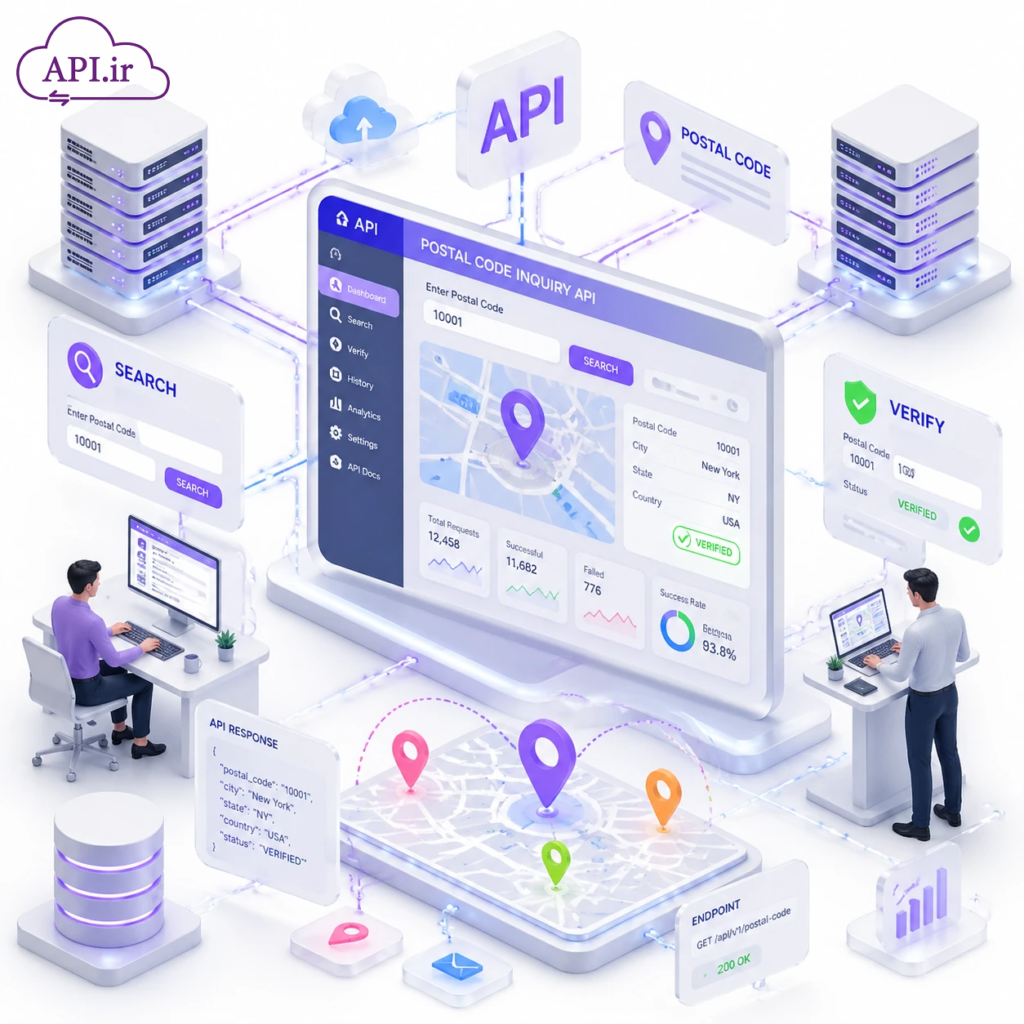 API استعلام کدپستی راهنمای جامع برای توسعه‌دهندگان و کسب‌وکارها ⚡