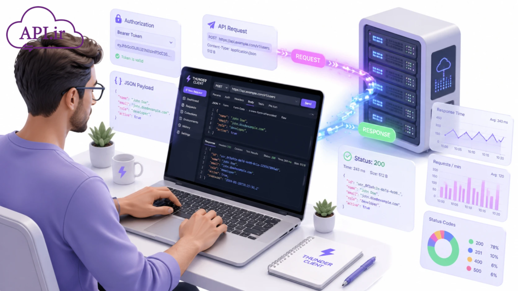 تست API با Thunder Client؛ راهنمای سریع و کاربردی برای توسعه‌دهندگان