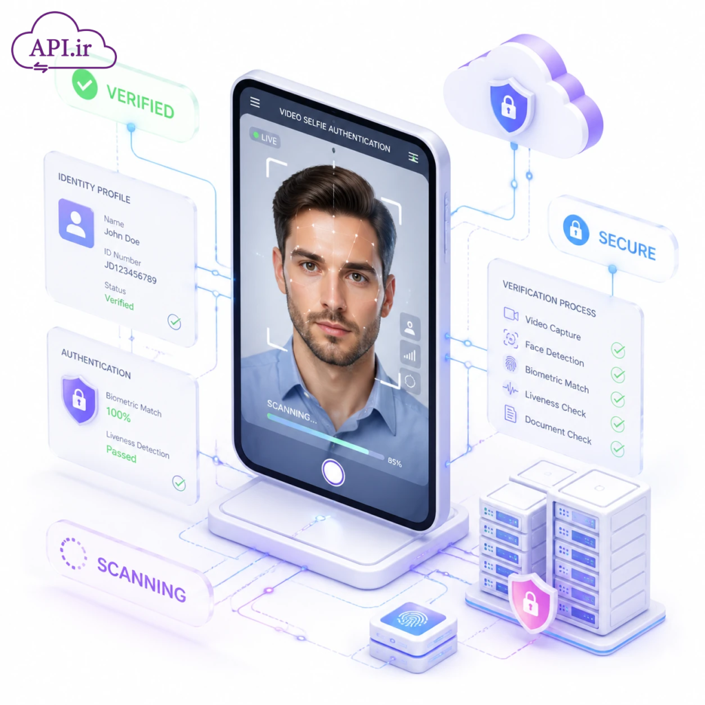 وب سرویس احراز هویت با ویدئو سلفی