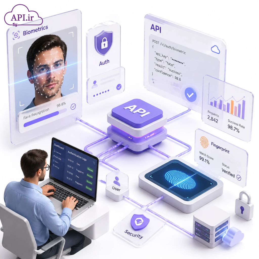 وب سرویس و API احراز هویت بایومتریک