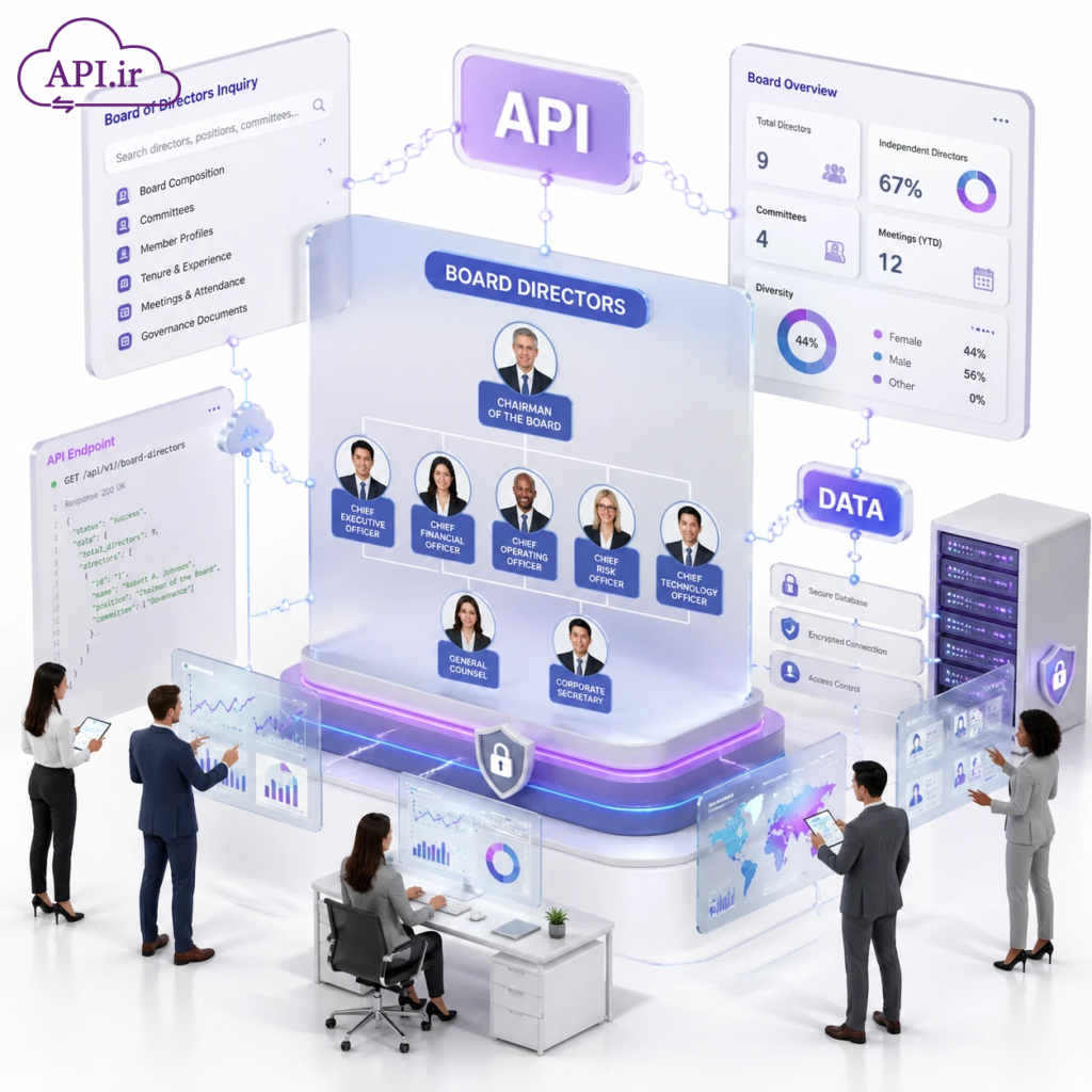 وب سرویس و API استعلام اعضای هیئت مدیره؛ راهنمای جامع