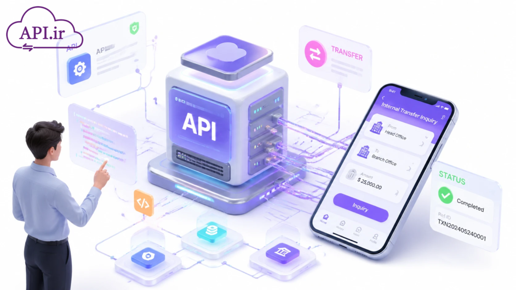 وب سرویس و API استعلام انتقال وجه داخلی