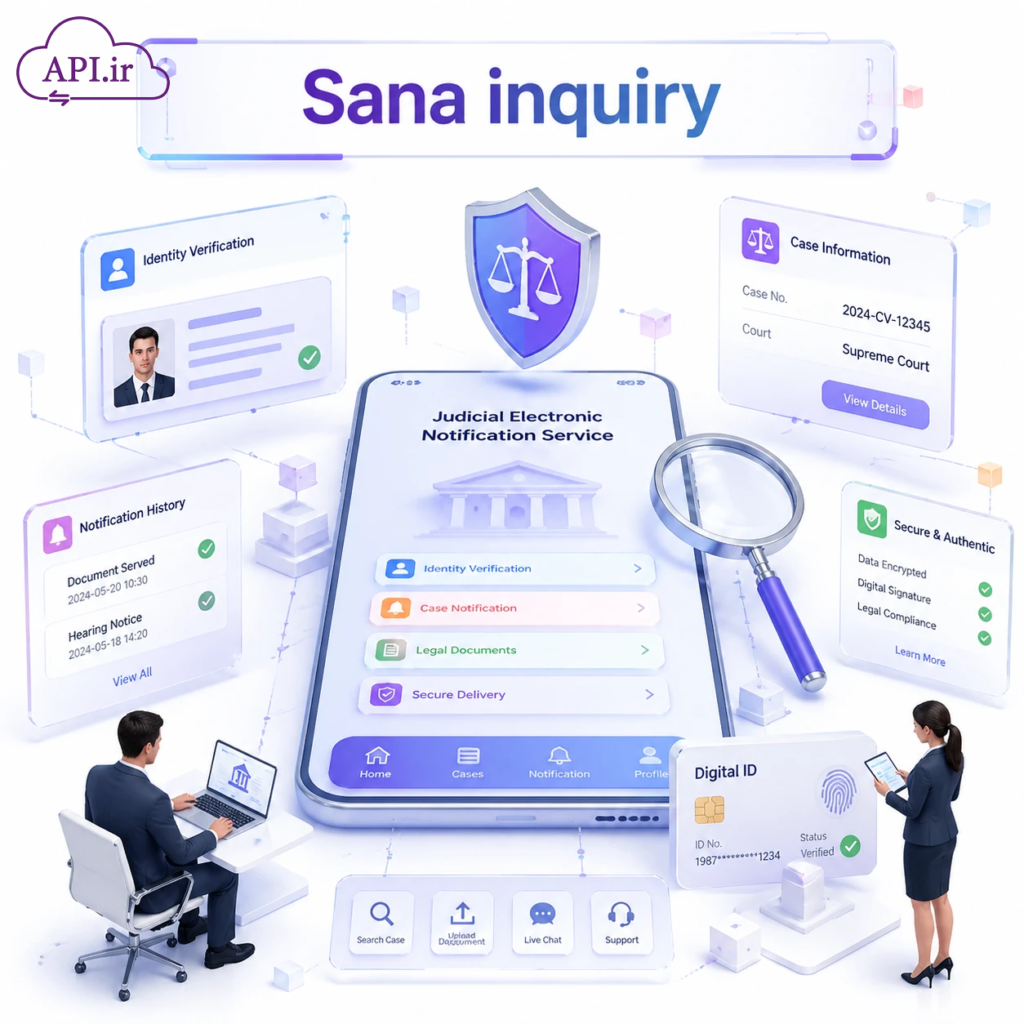 وب سرویس و API استعلام ثنا
