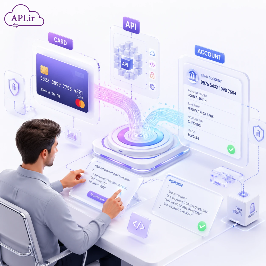 وب سرویس و API استعلام و تبدیل شماره کارت به شماره حساب بانکی