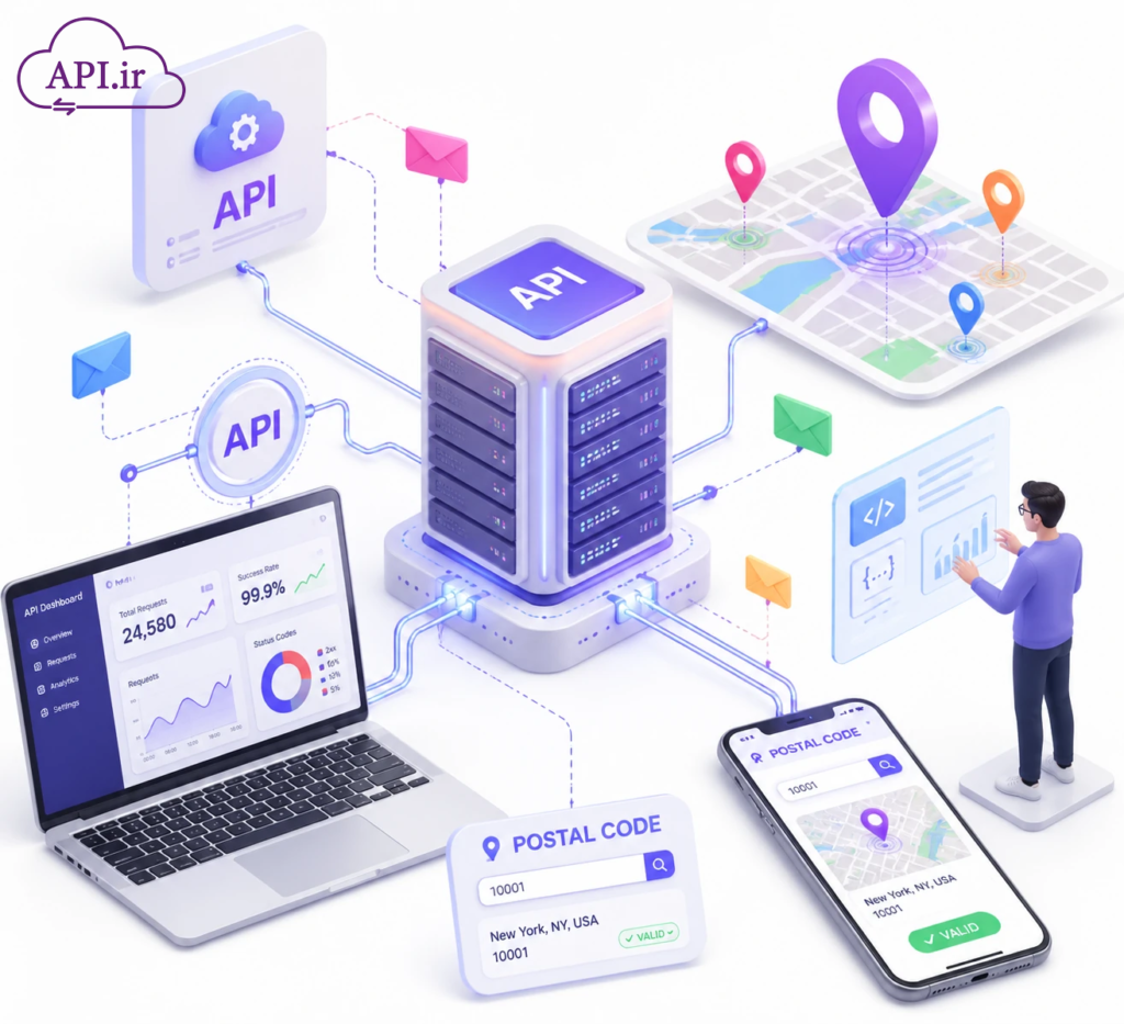 وب سرویس و API استعلام کد پستی