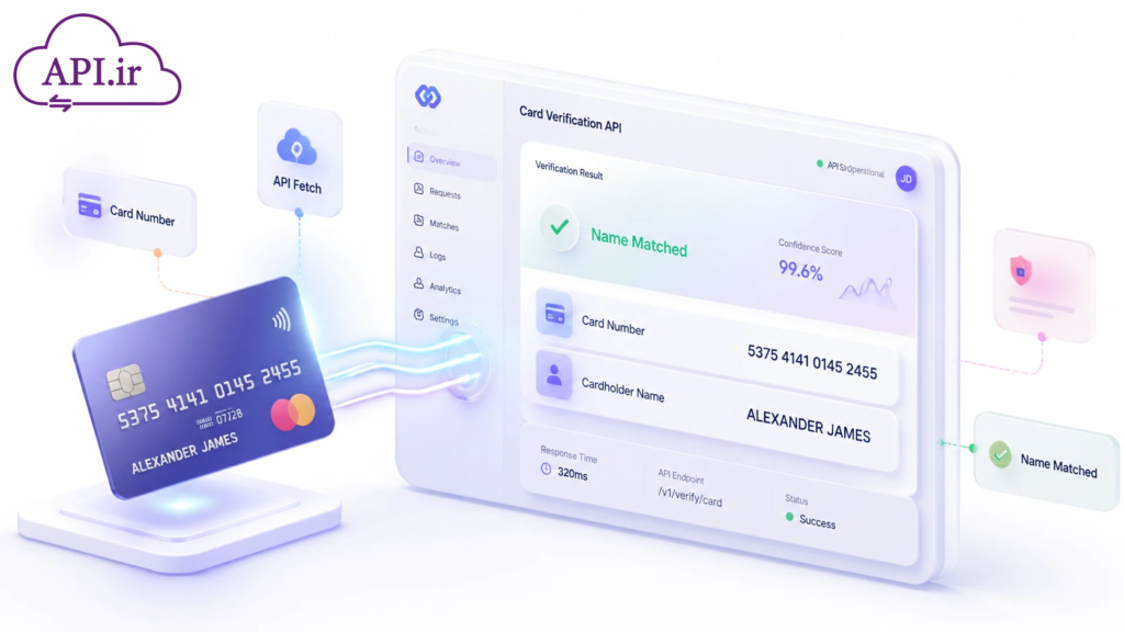 وب سرویس و API تطابق شماره کارت با نام صاحب کارت