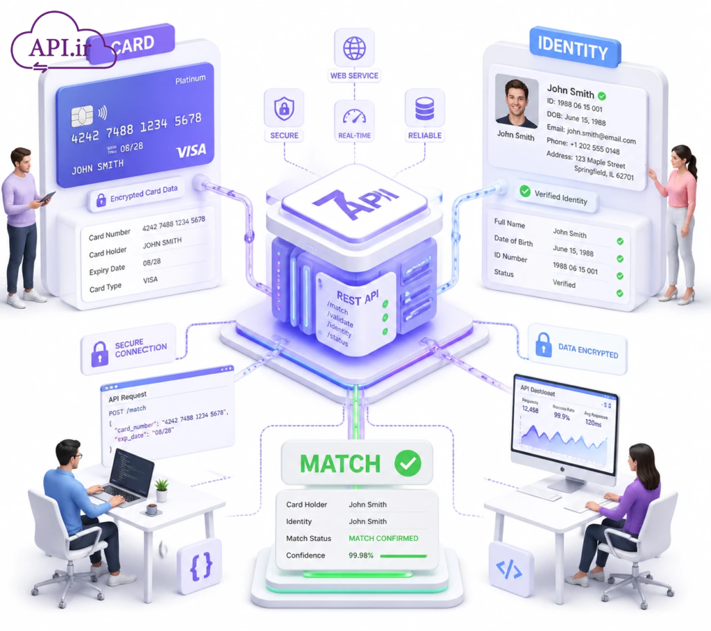 وب سرویس و API تطبیق شماره کارت با اطلاعات هویتی