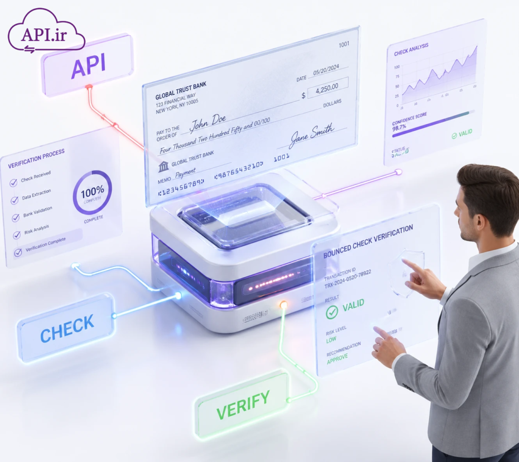 وب سرویس و api استعلام چک برگشتی