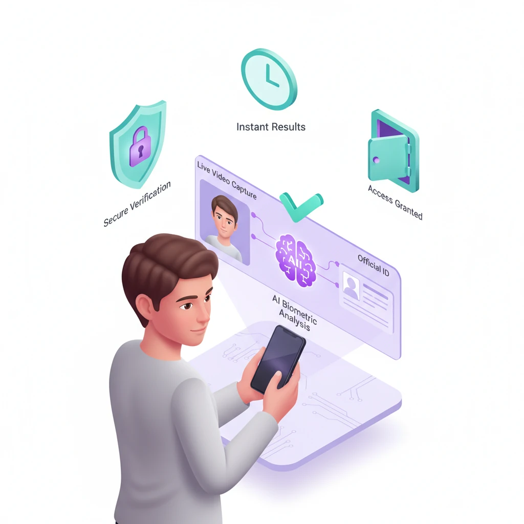 احراز هویت ویدیویی تطبیق چهره