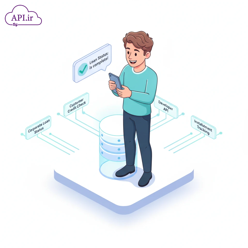 وب سرویس و API استعلام تسهیلات با پیامک