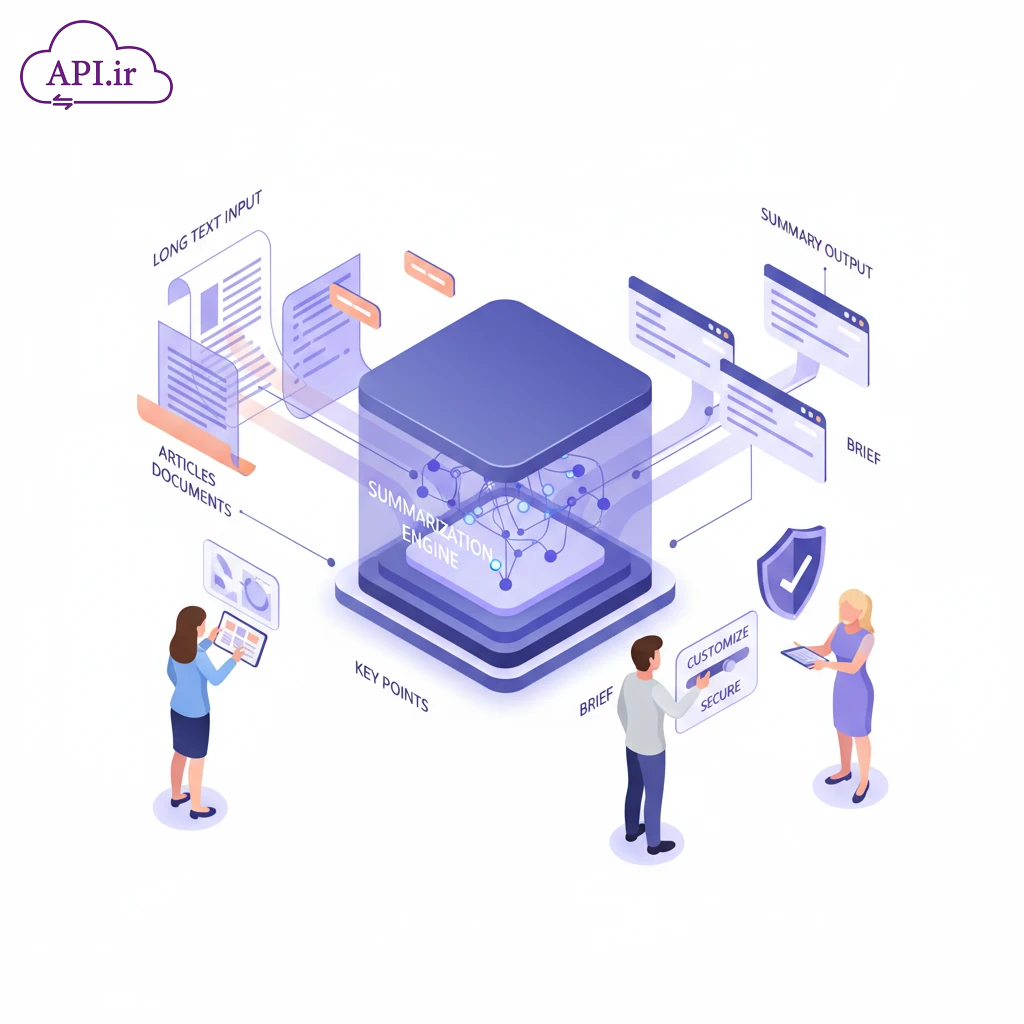 قدرت پردازش زبان طبیعی (NLP) در وب‌سرویس‌ خلاصه‌سازی متن - api.ir