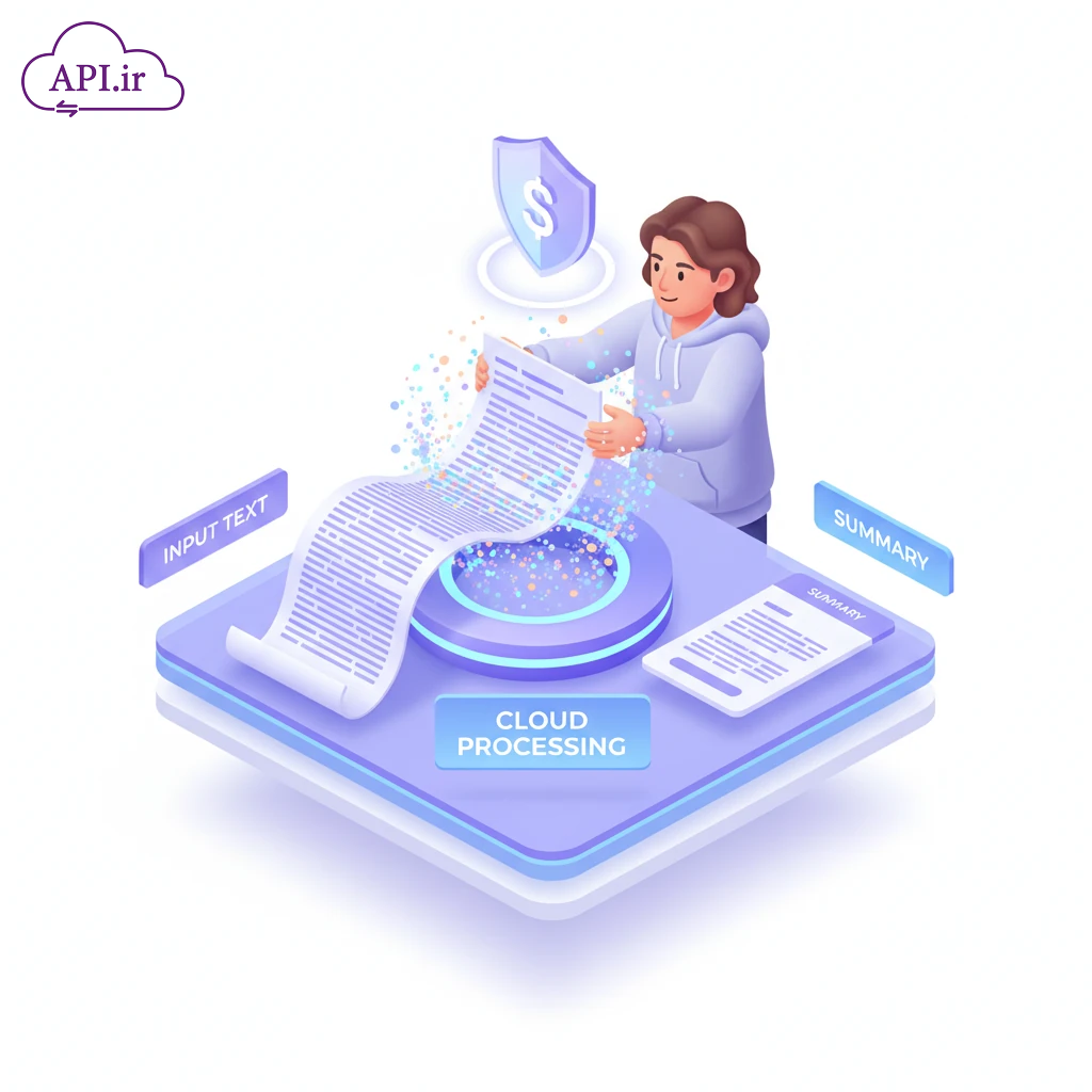 وب سرویس و API خلاصه‌سازی متن - api.ir