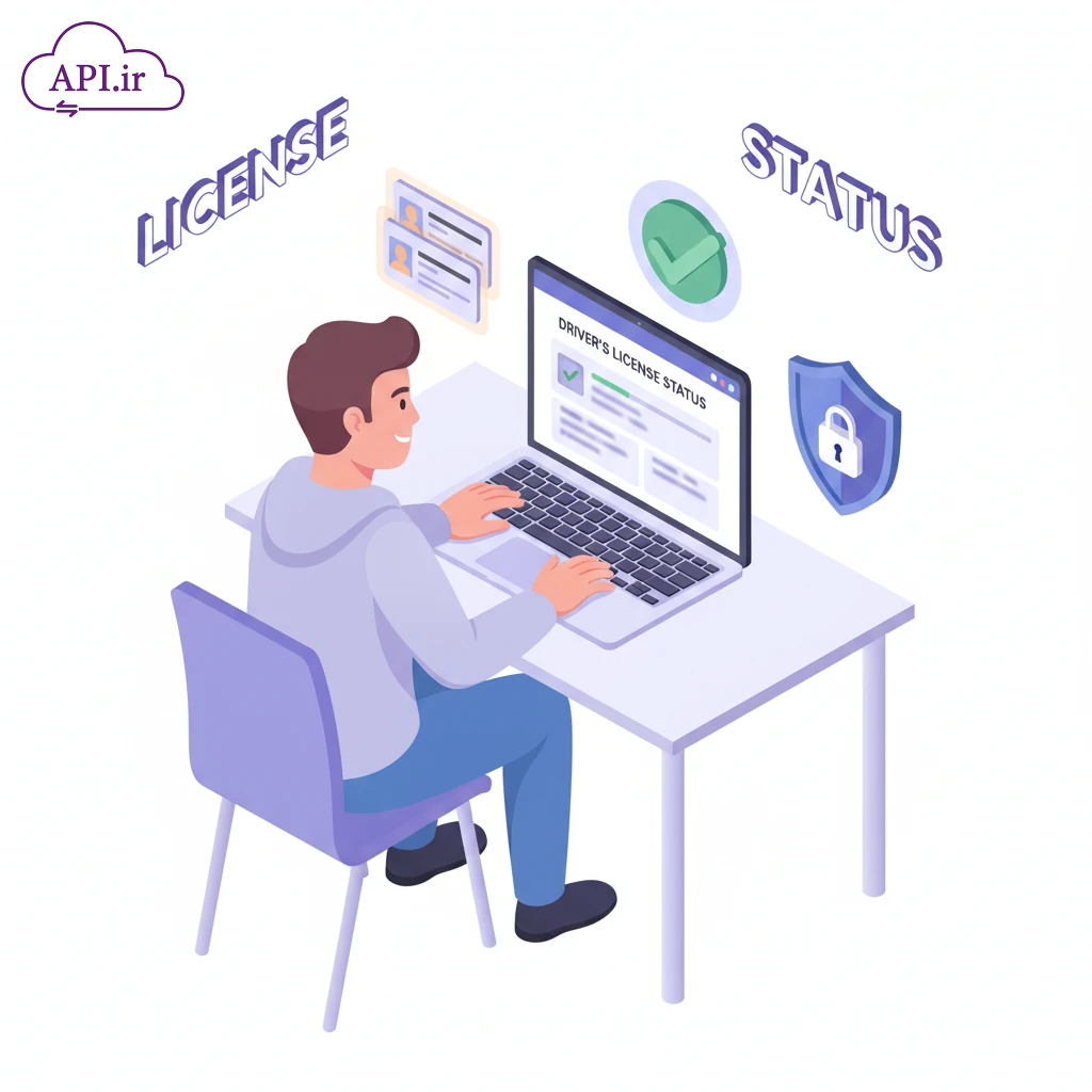API استعلام وضعیت گواهینامه - api.ir