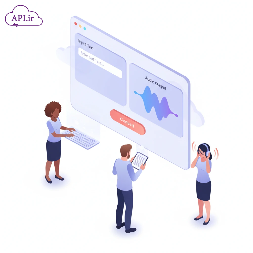 API متن به گفتار - API.ir