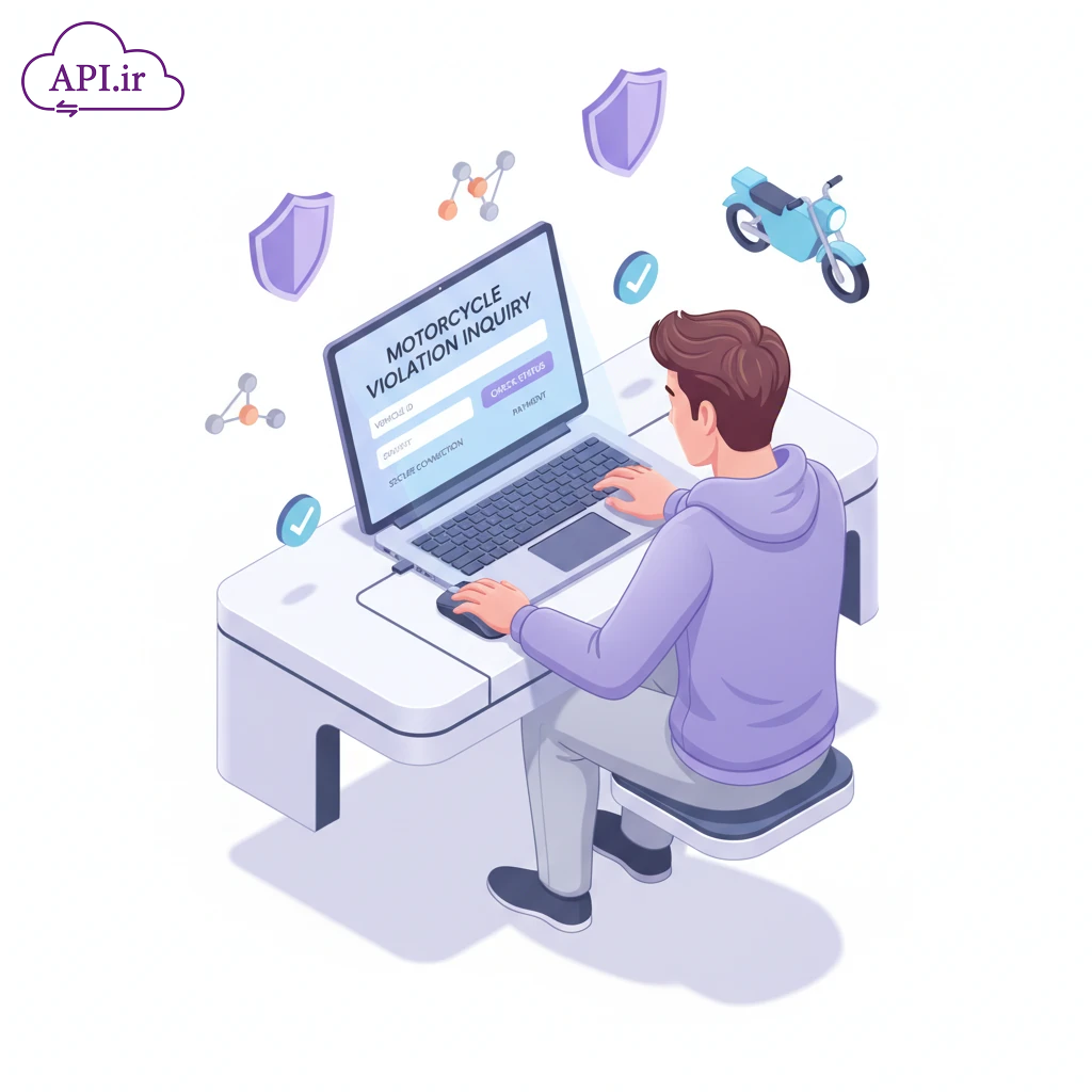 API استعلام خلافی موتور