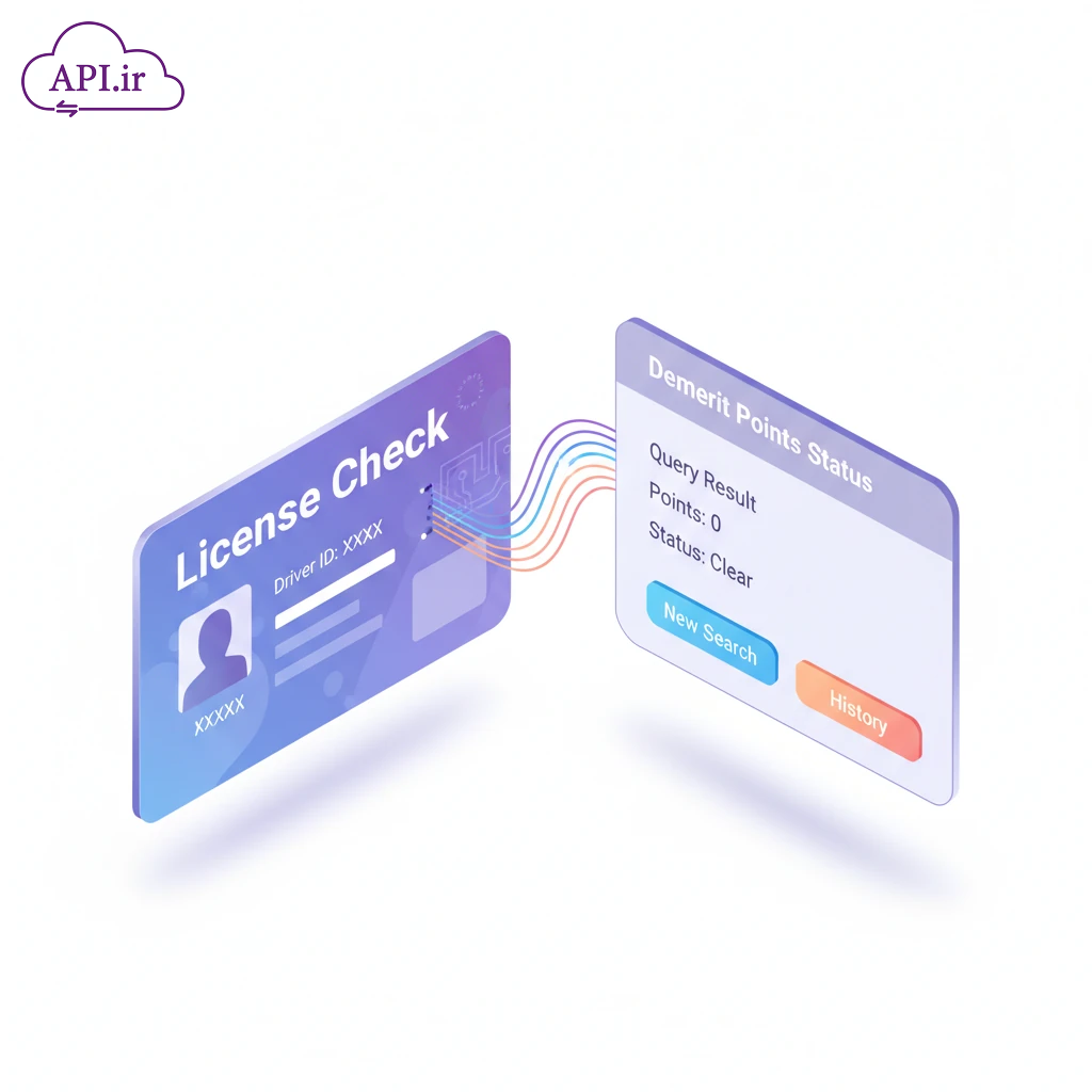 API استعلام نمره منفی